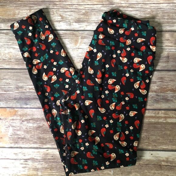 Lularoe  Bird Leggings - Picture 1 of 4